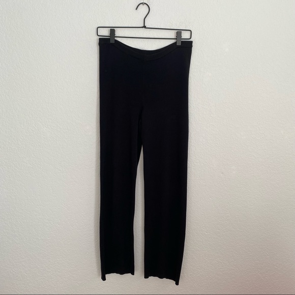 EILEEN FISHER Women’s PP Black Pull Up Trouser Silk Pant - Picture 9 of 9